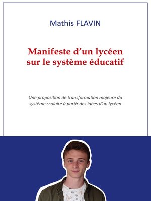cover image of Manifeste d'un lycéen sur le système éducatif
